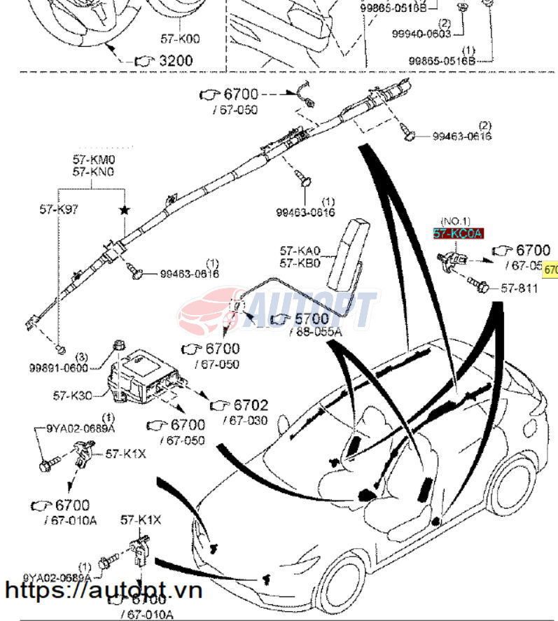 Auto PT. CẢM BIẾN TÚI KHÍ SƯỜN XE Xe MAZDA CX5 Chính Hãng Giá Rẻ, Mã ...