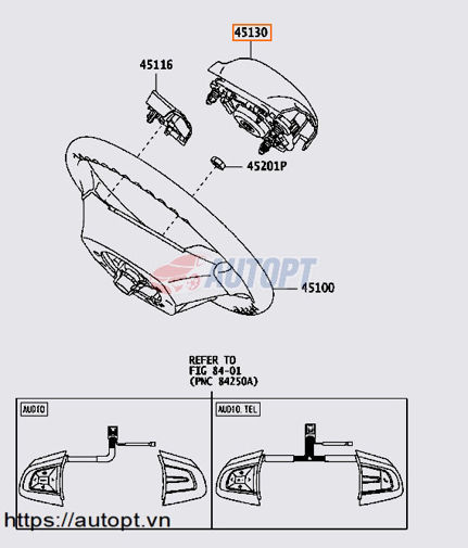 TÚI KHÍ VÔ LĂNG TOYOTA RUSH 2018-2021