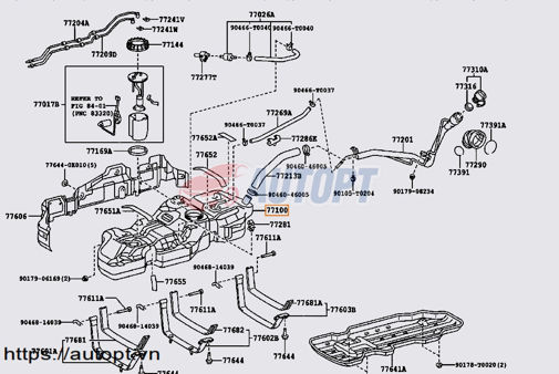 BÌNH DẦU DIEZEL FORTUNER 2009-2016