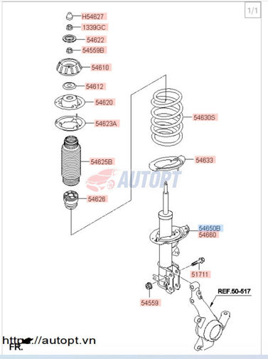 GIẢM XÓC TRƯỚC TRÁI KIA MORNING 2015-2017