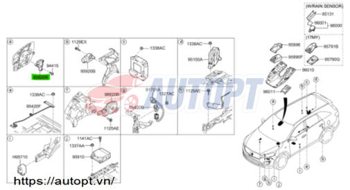 CẢM BIẾN VA CHẠM PHẢI HYUNDAI TUCSON