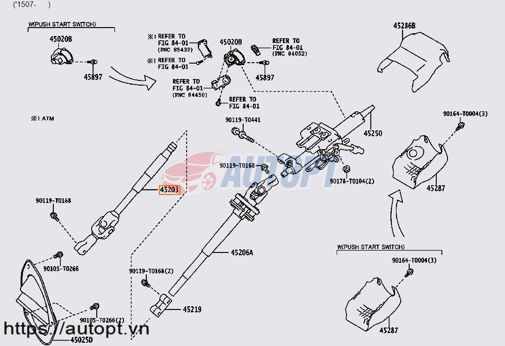 Ảnh của KHỚP CÁC ĐĂNG TRỤC LÁI TOYOTA HILUX 2016-2020